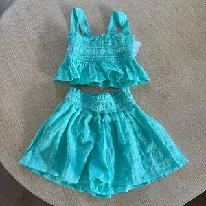 Mayoral Short Set (Aqua)